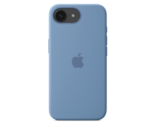 Apple Funda de silicona para el iPhone 16e - Azul invierno