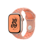 Apple MGAQ4ZM/A Accesorios para dispositivos vestibles inteligentes Grupo de rock Rosa Aluminio, Fluoroelastómero