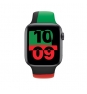 Apple MUQ83ZM/A Accesorios para dispositivos vestibles inteligentes Grupo de rock Negro, Verde, Rojo Fluoroelastómero