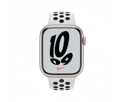 Apple Watch Nike Series 7 45 mm OLED Beige GPS (satélite)