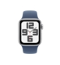 Apple Watch SE OLED 40 mm Digital 324 x 394 Pixeles Pantalla táctil 4G Plata Wifi GPS (satélite)
