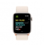 Apple Watch SE OLED 44 mm Digital 368 x 448 Pixeles Pantalla táctil 4G Beige Wifi GPS (satélite)