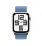 Apple Watch SE OLED 44 mm Digital 368 x 448 Pixeles Pantalla táctil 4G Plata Wifi GPS (satélite)