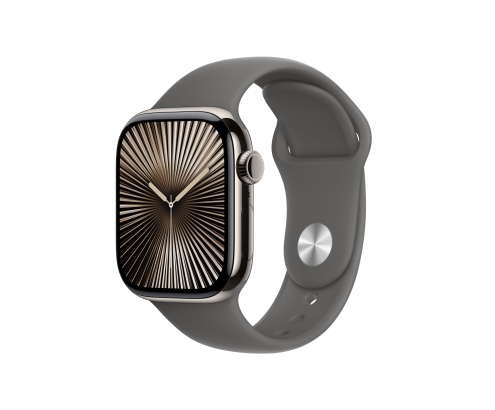 Apple Watch Series 10 OLED 42 mm Digital 374 x 446 Pixeles Pantalla táctil 4G Titanio Wifi GPS (satélite)
