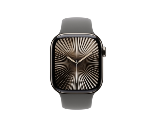 Apple Watch Series 10 OLED 42 mm Digital 374 x 446 Pixeles Pantalla táctil 4G Titanio Wifi GPS (satélite)