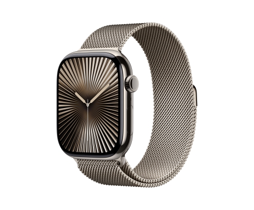 Apple Watch Series 10 OLED 46 mm Digital 416 x 496 Pixeles Pantalla táctil 4G Titanio Wifi GPS (satélite)