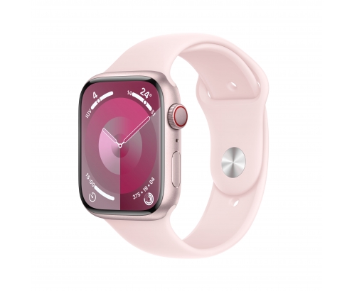 Apple Watch Series 9 45 mm Digital 396 x 484 Pixeles Pantalla táctil 4G Rosa Wifi GPS (satélite)