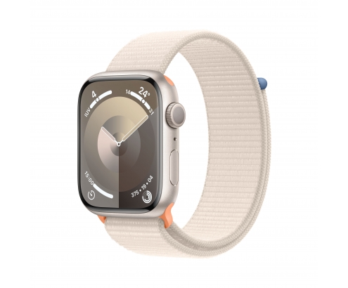 Apple Watch Series 9 45 mm Digital 396 x 484 Pixeles Pantalla táctil Beige Wifi GPS (satélite)