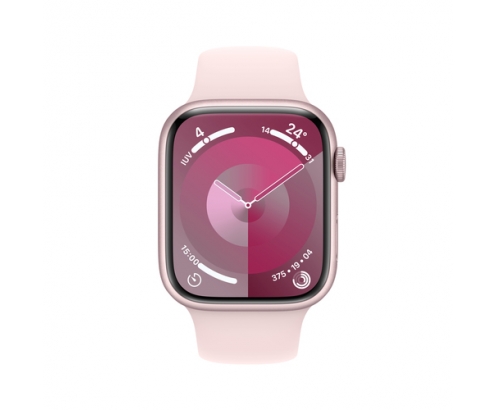 Apple Watch Series 9 45 mm Digital 396 x 484 Pixeles Pantalla táctil Rosa Wifi GPS (satélite)