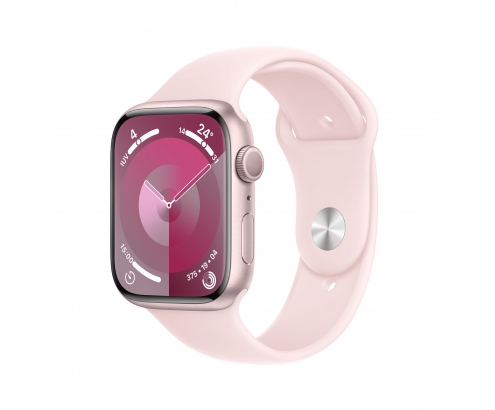 Apple Watch Series 9 45 mm Digital 396 x 484 Pixeles Pantalla táctil Rosa Wifi GPS (satélite)