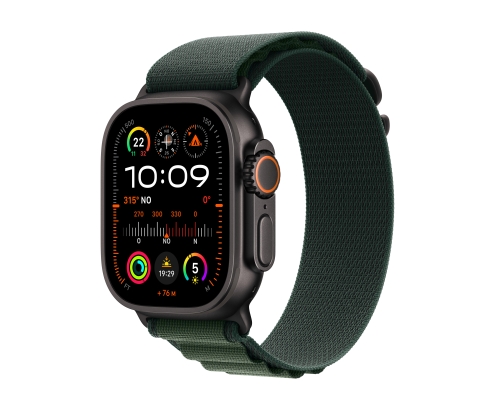 Apple Watch Ultra 2 OLED 49 mm Digital 410 x 502 Pixeles Pantalla táctil 4G Negro GPS (satélite)