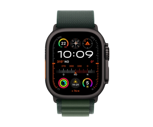 Apple Watch Ultra 2 OLED 49 mm Digital 410 x 502 Pixeles Pantalla táctil 4G Negro GPS (satélite)