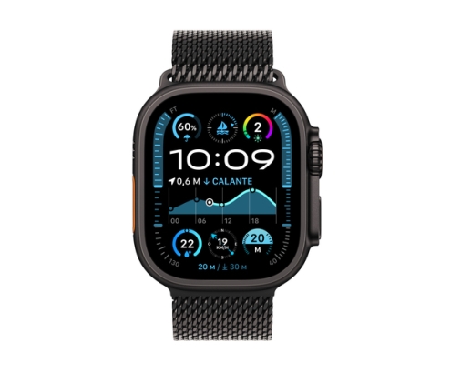 Apple Watch Ultra 2 OLED 49 mm Digital 410 x 502 Pixeles Pantalla táctil 4G Negro Wifi GPS (satélite)