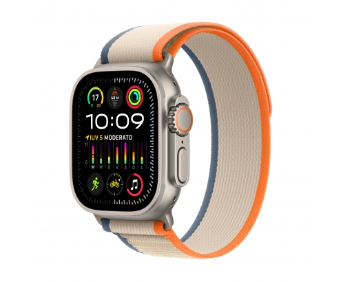 Apple Watch Ultra 2 OLED 49 mm Digital 410 x 502 Pixeles Pantalla táctil 4G Oro GPS (satélite)