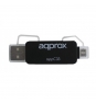 APPROX APPC33 ADAPTADOR MICRO SD/SD/MMC A USB Y MICRO USB NEGRO 