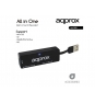 APPROX APPCR01B MULTILECTOR EXTERNO USB 2.0 NEGRO 