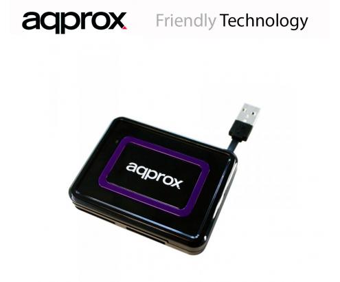 APPROX APPCRDNIB MULTILECTOR DNI-E EXTERNO USB 2.0 NEGRO