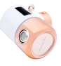 Aquabeba FILTRO GRIFO AQUAFILTER Sistema de filtración de agua conectado directamente al grifo Oro rosa, Blanco