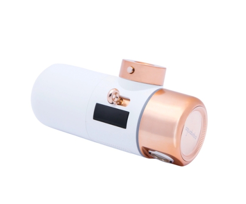Aquabeba FILTRO GRIFO AQUAFILTER Sistema de filtración de agua conectado directamente al grifo Oro rosa, Blanco