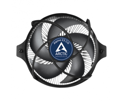 ARCTIC Alpine 23 CO Procesador Refrigerador de aire 9 cm Aluminio, Negro 1 pieza(s)