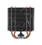 ARCTIC Freezer 36-S Procesador Refrigerador de aire 12 cm Negro, Acero inoxidable 1 pieza(s)