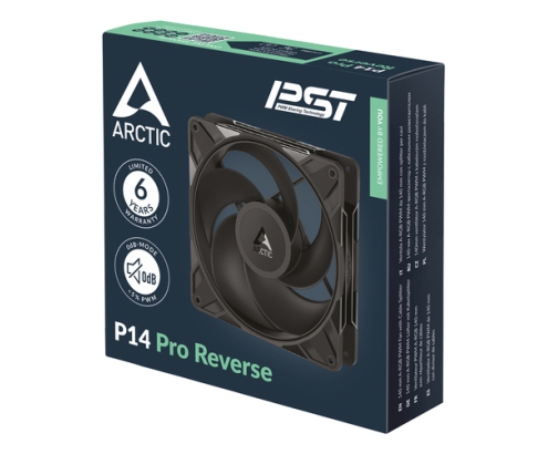 ARCTIC Freezer P14 Pro Reverse Carcasa del ordenador Ventilador 14 cm Negro 1 pieza(s)
