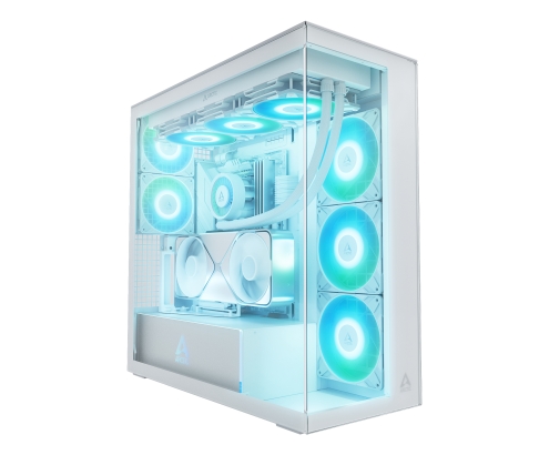ARCTIC Xtender VG White (Clear Glass) Midi Tower Blanco