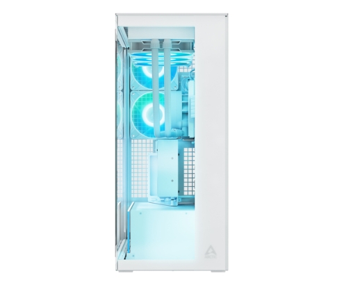 ARCTIC Xtender VG White (Clear Glass) Midi Tower Blanco