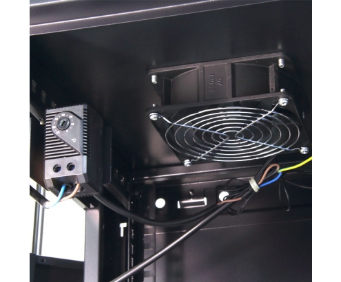 ARMARIO RACK 6U 60X45 CON TERMOSTATO 2 VENTILADORES 1 BANDEJA RAC-06645-HQ