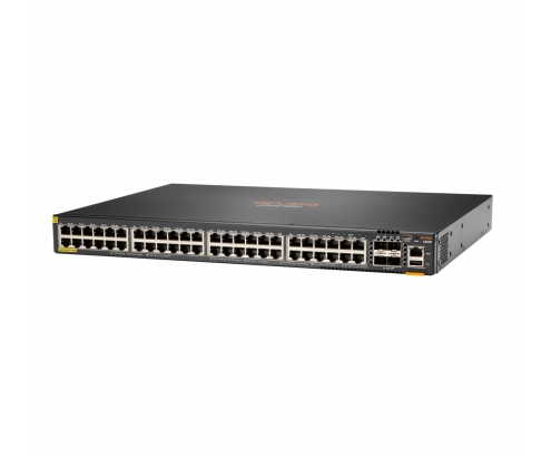 Aruba 6200F 48G Class4 PoE 4SFP+ 370W Gestionado L3 Gigabit Ethernet (10/100/1000) EnergÍ­a sobre Ethernet (PoE) 1U