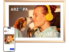 Arzopa D10 Champagne Gold | Marco digital para fotos de 10.1