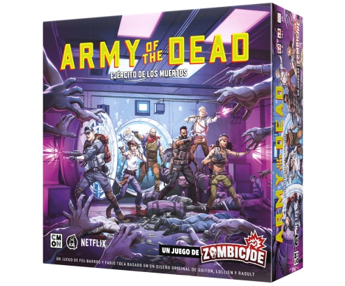 Asmodee CMATD001ES juego de tablero Army of the Dead: A Zombicide Game 90 min Juego De Cartas Interpretación de roles