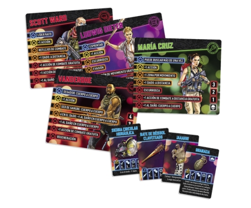 Asmodee CMATD001ES juego de tablero Army of the Dead: A Zombicide Game 90 min Juego De Cartas Interpretación de roles