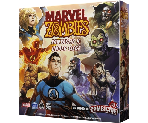 Asmodee CMMZB004 juego de tablero Marvel Zombies: Fantastic 4 Under Siege 60 min Juego De Cartas Interpretación de roles