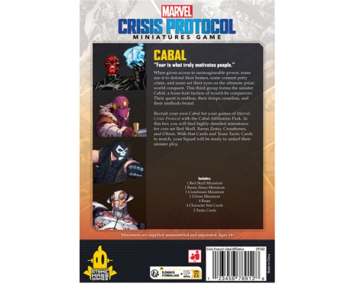 Asmodee CP142 juego de tablero MCP: Cabal Affiliation Pack 90 min Juego de mesa Interpretación de roles