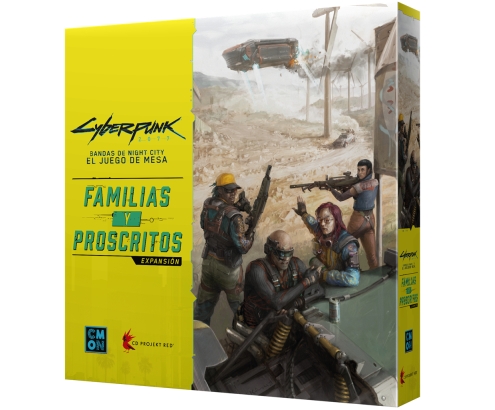 Asmodee CPG002ES juego de tablero Cyberpunk 2077: Familias y Proscritos 120 min Juego De Cartas Interpretación de roles