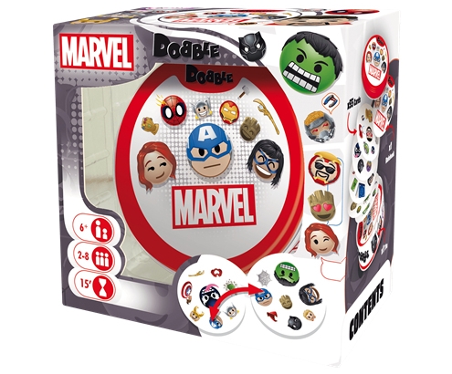 Asmodee Dobble Marvel Emoji 15 min Juego De Cartas Lógico