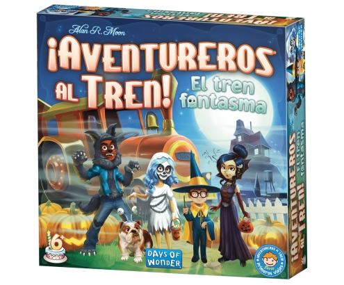 Asmodee DW720835 juego de tablero ¡Aventureros al Tren! El tren fantasma Juego de mesa Estrategia