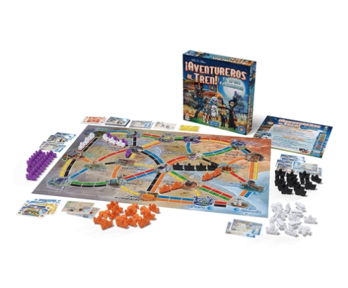 Asmodee DW720835 juego de tablero ¡Aventureros al Tren! El tren fantasma Juego de mesa Estrategia