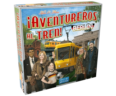 Asmodee DW720865 juego de tablero ¡Aventureros al Tren! Berlín Juego de mesa Estrategia