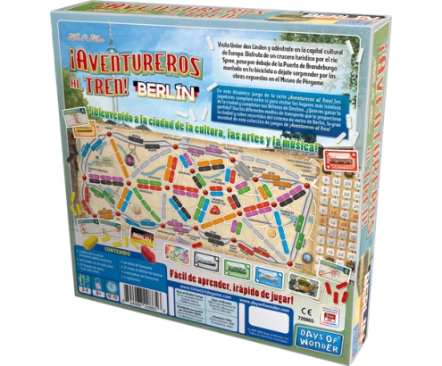 Asmodee DW720865 juego de tablero ¡Aventureros al Tren! Berlín Juego de mesa Estrategia