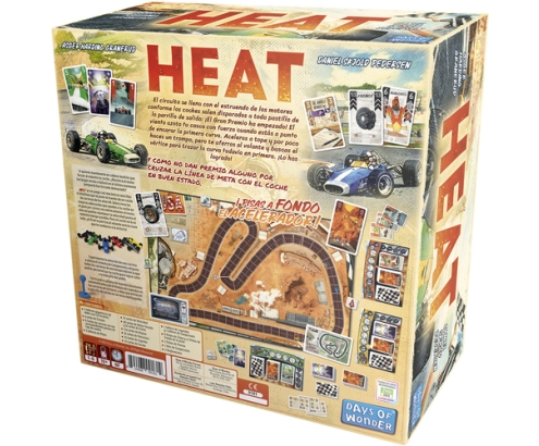 Asmodee DW9131 juego de tablero Heat Juego de mesa Carrera