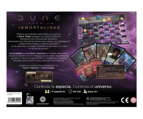 Asmodee DWDI03ES juego de tablero Dune Imperium: Inmortalidad Juego de mesa Estrategia
