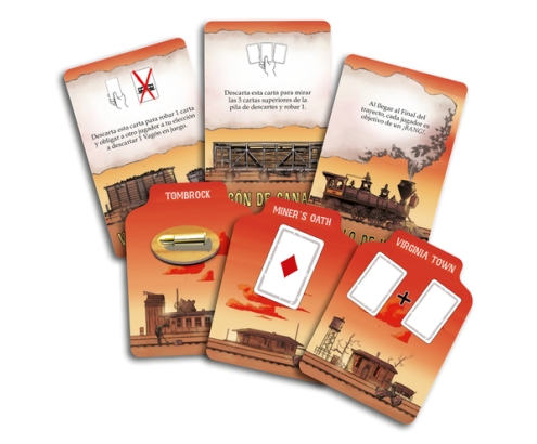 Asmodee EEDVBA09 juego de tablero Bang! El gran asalto al tren 40 min Juego De Cartas Interpretación de roles