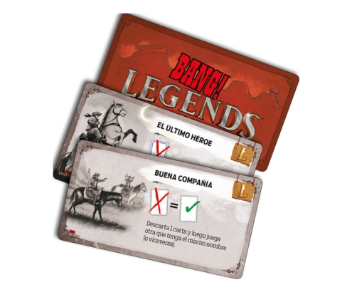 Asmodee EEDVBA11 juego de tablero Bang! Legends 40 min Juego De Cartas Interpretación de roles