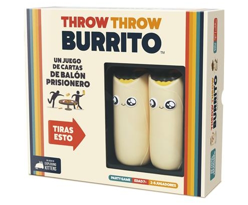Asmodee EKITTB01ES juego de tablero Throw Throw Burrito 15 min Juego de mesa Coleccionable