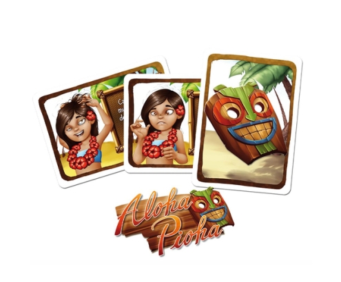 Asmodee EPAP0002 juego de tablero Aloha Pioha 15 min Juego De Cartas Partido