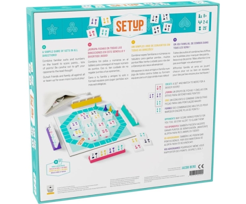Asmodee ESSET1 juego de tablero SETUP 20 min Juego De Cartas