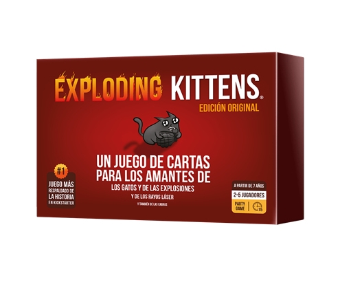 Asmodee Exploding Kittens EKIEK01ES juego de tablero 15 min Juego De Cartas Partido