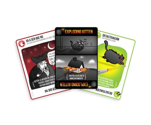 Asmodee Exploding Kittens EKIEK09ES juego de tablero Exploding Kittens Edición 2 Jugadores 10 min Juego De Cartas Partido